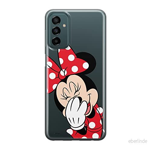 ERT GROUP mobiltelefonfodral för Samsung M13 4G/M23 5G/F23 originalt och officiellt licensierat Disney mönster Minnie 006 optimalt anpassad till formen på mobiltelefonen, gedeeltelijk transparant 5905511362584