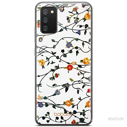 ERT GROUP mobiltelefonfodral för Samsung A02S originalt och officiellt licensierat Babaco mönster Flowers 008 optimalt anpassad till formen på mobiltelefonen, fodral tillverkad av TPU plast 5903040227503