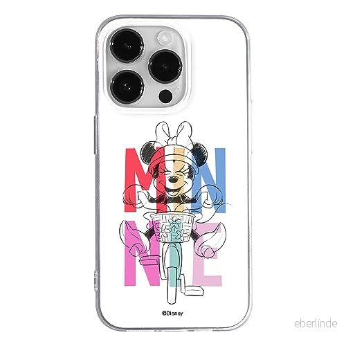 ERT GROUP mobiltelefonfodral för Iphone 14 PRO originalt och officiellt licensierat Disney mönster Minnie 068 optimalt anpassad till formen på mobiltelefonen, fodral tillverkad av TPU plast 5905511990831