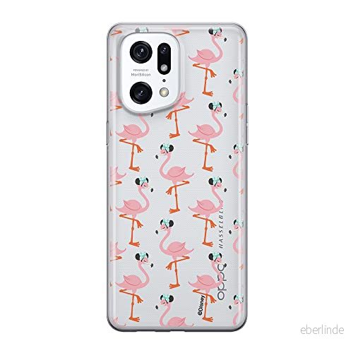 ERT GROUP mobiltelefonfodral för Oppo FIND X5 PRO originalt och officiellt licensierat Disney mönster Minnie 032 optimalt anpassad till formen på mobiltelefonen, gedeeltelijk transparant 5905511413965