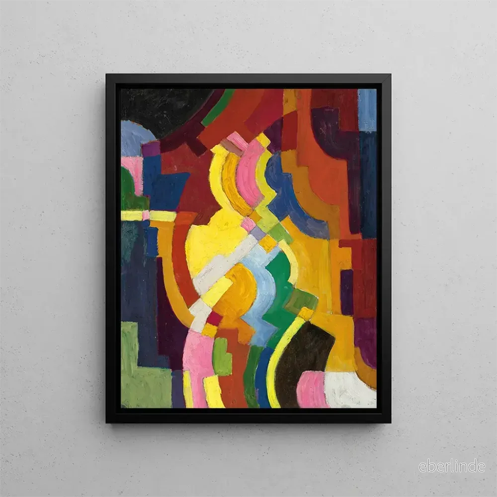 Målning Formes colorées III - August Macke | Konsttryck