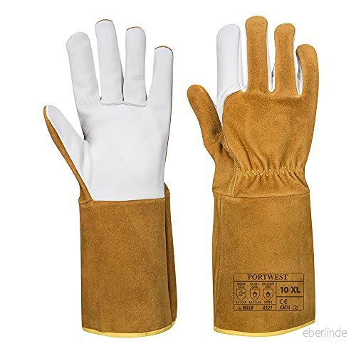 Portwest TIG Ultra Welding Gauntlet, Storlek: L, A521BRRL 5036108325450