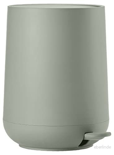Zone Denmark Nova avfallsbehållare för badrummet, kosmetisk soptunna, diameter 23 cm, höjd 29 kapacitet 5 liter, Matcha Green 5722000152545 Zone Denmark Nova avfallsbehållare för badrummet, kosmetisk soptunna, diameter 23 cm, höjd 29 kapacitet 5 liter, Matcha Green 5722000152545