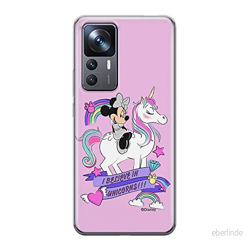 ERT GROUP mobiltelefonfodral för Xiaomi 12T/12T pro/K50 Ultra originalt och officiellt licensierat Disney mönster Minnie 035 anpassad till formen på mobiltelefonen, fodral tillverkad av TPU plast 5905511576080