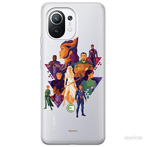 ERT GROUP mobiltelefonfodral för Xiaomi 11 originalt och officiellt licensierat Marvel mönster Eternals 007 optimalt anpassad till formen på mobiltelefonen, gedeeltelijk transparant 5904805115295