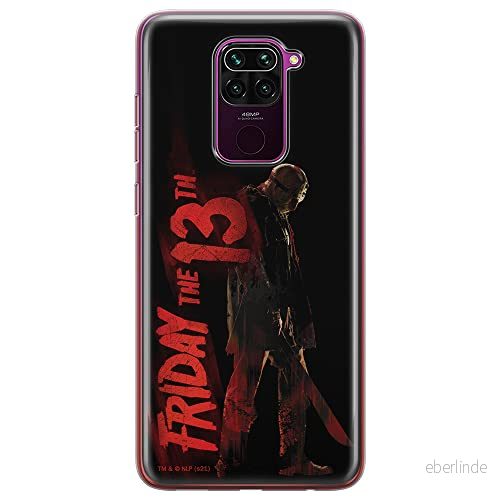ERT GROUP mobiltelefonfodral för Xiaomi REDMI NOTE 9 originalt och officiellt licensierat Horror mönster Friday the 13th 011 anpassad till formen på mobiltelefonen, fodral tillverkad av TPU plast 5905511105501