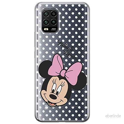 ERT GROUP mobiltelefonfodral för Xiaomi MI 10 LITE originalt och officiellt licensierat Disney mönster Minnie 008 optimalt anpassad till formen på mobiltelefonen, gedeeltelijk transparant 5903537144412