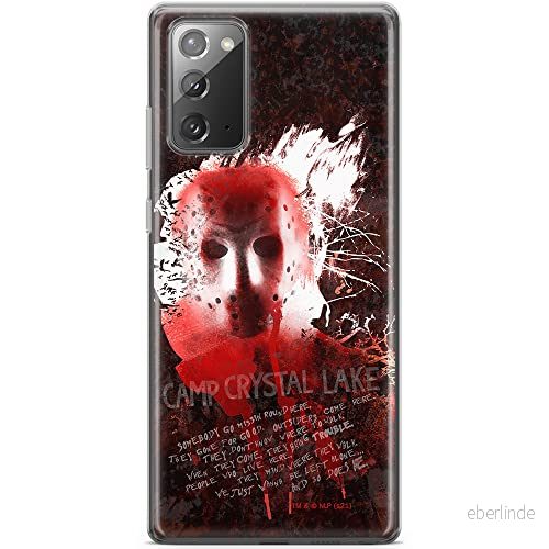ERT GROUP mobiltelefonfodral för Samsung GALAXY NOTE 20 originalt och officiellt licensierat Horror mönster Friday the 13th 016 anpassad till formen på mobiltelefonen, fodral tillverkad av TPU plast 5905511117177