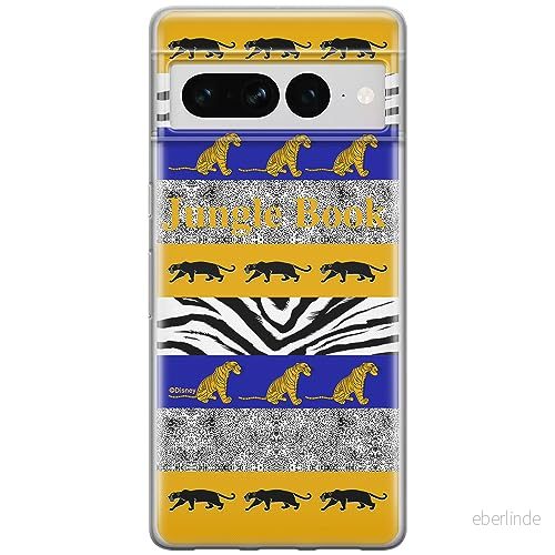 ERT GROUP mobiltelefonfodral för Google PIXEL 7 PRO originalt och officiellt licensierat Disney mönster Jungle Book 001 optimalt anpassad till formen på mobiltelefonen, fodral tillverkad av TPU plast 5905795161811