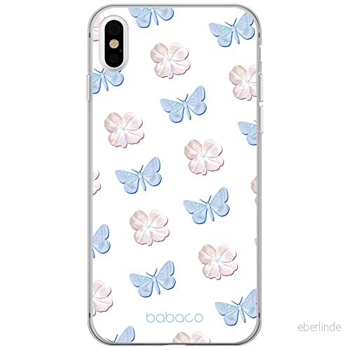 ERT GROUP mobiltelefonfodral för Iphone X/XS originalt och officiellt licensierat Babaco mönster Flowers 043 optimalt anpassad till formen på mobiltelefonen, fodral tillverkad av TPU plast 5905131321343