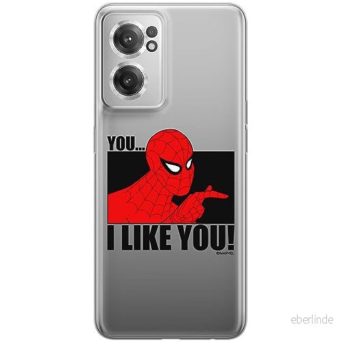 ERT GROUP mobiltelefonfodral för OnePlus NORD CE 2 originalt och officiellt licensierat Marvel mönster Spider Man 034 optimalt anpassad till formen på mobiltelefonen, gedeeltelijk transparant 5905795010423