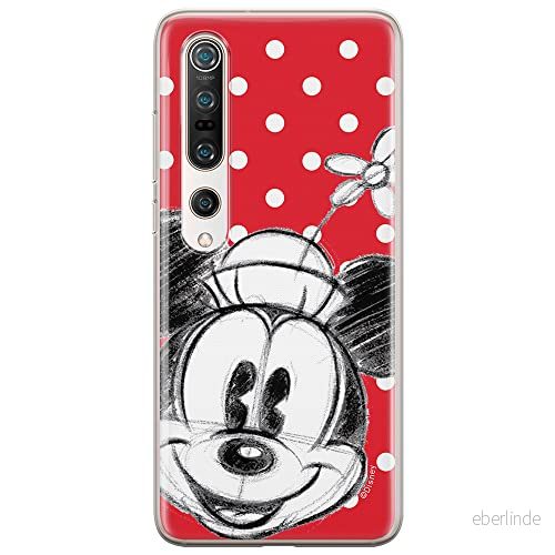 ERT GROUP mobiltelefonfodral för Xiaomi MI 10 / PRO originalt och officiellt licensierat Disney mönster Minnie 009 optimalt anpassad till formen på mobiltelefonen, fodral tillverkad av TPU plast 5903537168234