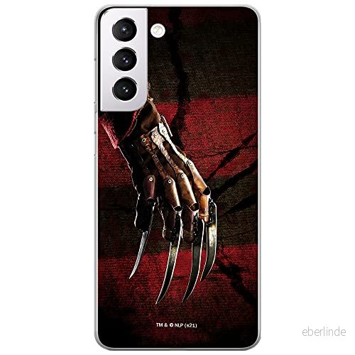 ERT GROUP mobiltelefonfodral för Samsung S21 originalt och officiellt licensierat Horror mönster Nightmare of Elm Street 002 anpassad till formen på mobiltelefonen, fodral tillverkad av TPU plast 5905511072995