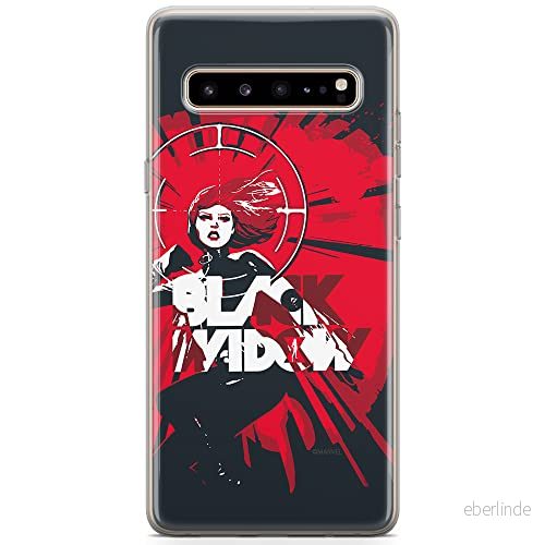 ERT GROUP Mobiltelefonskal för Samsung S10 5G original och officiellt licenserat Marvel mönster Black Widow 005 optimalt anpassat till mobiltelefonens form, TPU fodral 5904805504433