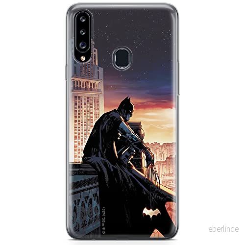 ERT GROUP mobiltelefonfodral för Samsung A20S originalt och officiellt licensierat DC mönster Batman 060 optimalt anpassad till formen på mobiltelefonen, fodral tillverkad av TPU plast 5905131532510