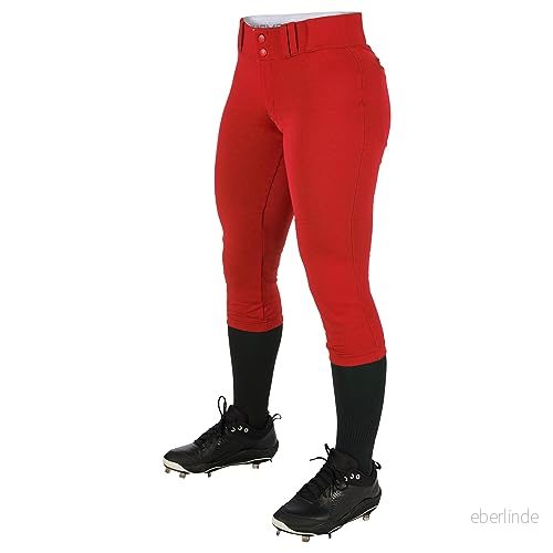 Champro kvinnors traditionella lågstigande polyester softballbyxa byxa 752044896506