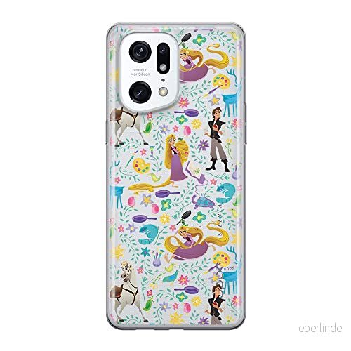 ERT GROUP mobiltelefonfodral för Oppo FIND X5 PRO originalt och officiellt licensierat Disney mönster Tangled 001 optimalt anpassad till formen på mobiltelefonen, gedeeltelijk transparant 5905511405809