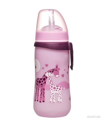 Nip 35068 Sugrörflaska Halmkopp, 12 Månader, 330 ml 4000821350687