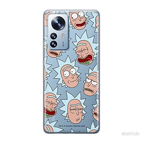 ERT GROUP mobiltelefonfodral för Xiaomi 12 / 12X originalt och officiellt licensierat Rick and Morty mönster & 015 optimalt anpassad till formen på mobiltelefonen, gedeeltelijk transparant 5905511494544