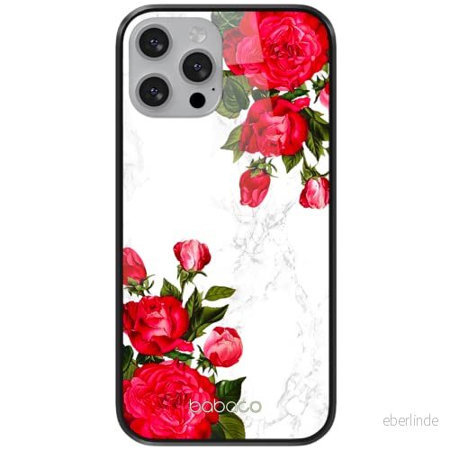 ERT GROUP mobiltelefonfodral för Apple Iphone 7/8/ SE 2/ 3 originalt och officiellt licensierat Babaco mönster Flowers 007 tillverkad av härdat glas, anpassat till mobilens form, skyddsfodral 5904805423499