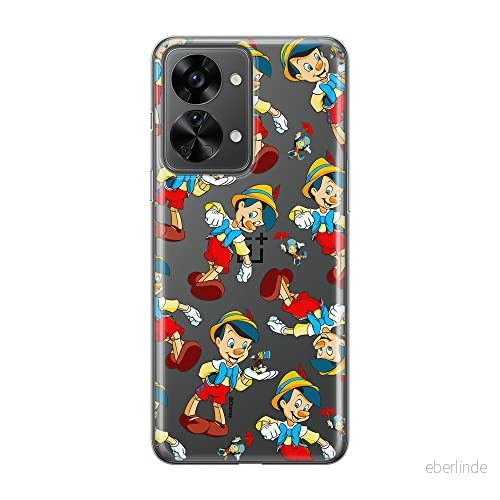 ERT GROUP mobiltelefonfodral för Oneplus NORD 2T 5G originalt och officiellt licensierat Disney mönster Pinocchio 002 optimalt anpassad till formen på mobiltelefonen, gedeeltelijk transparant 5905511274801