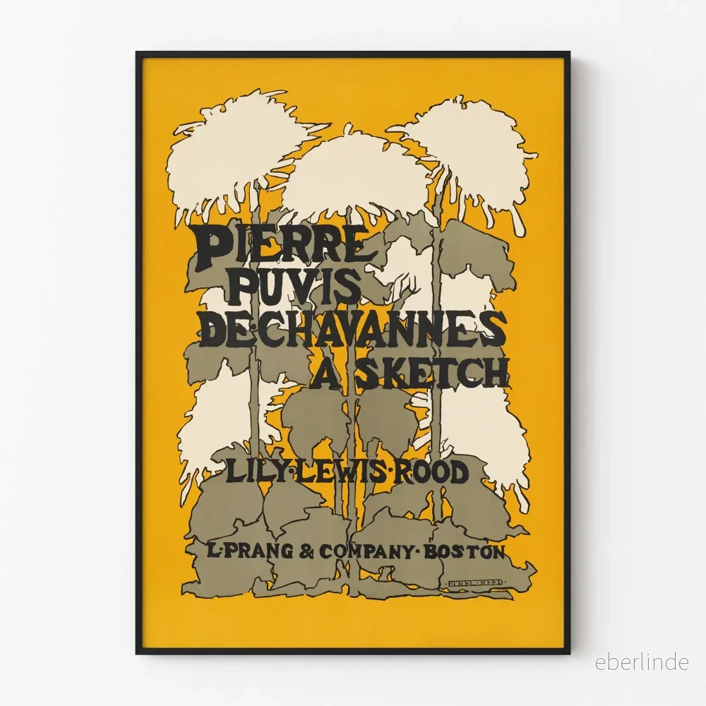 Poster av Pierre Puvis de Chavannes av Lily Lewis Rood