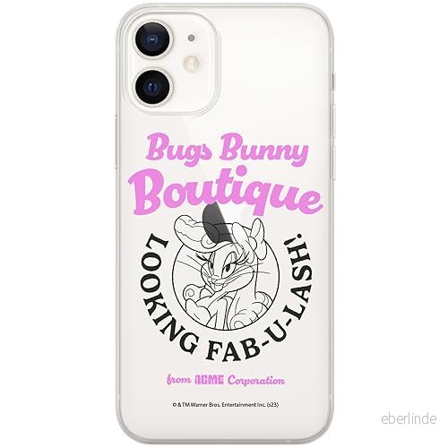 ERT GROUP mobiltelefonfodral för Iphone 12 Mini originalt och officiellt licensierat Looney Tunes mönster Lola 011 optimalt anpassad till formen på mobiltelefonen, gedeeltelijk transparant 5905795075255