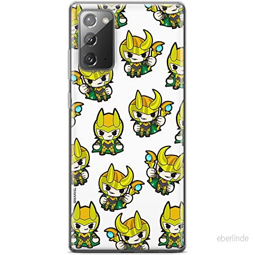 ERT GROUP mobiltelefonfodral för Samsung GALAXY NOTE 20 originalt och officiellt licensierat Marvel mönster Loki 003 optimalt anpassad till formen på mobiltelefonen, fodral tillverkad av TPU plast 5904805223051