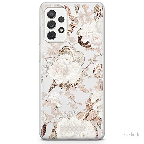 ERT GROUP mobiltelefonfodral för Samsung A52 5G / LTE 4G A52S originalt och officiellt licensierat Babaco mönster Flowers 044 anpassad till formen på mobiltelefonen, gedeeltelijk transparant 5905131325228
