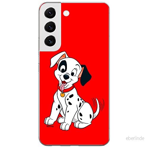 ERT GROUP mobiltelefonfodral för Samsung S22 originalt och officiellt licensierat Disney mönster Dalmatian 006 Vit optimalt anpassad till formen på mobiltelefonen, fodral tillverkad av TPU plast 5904805884245