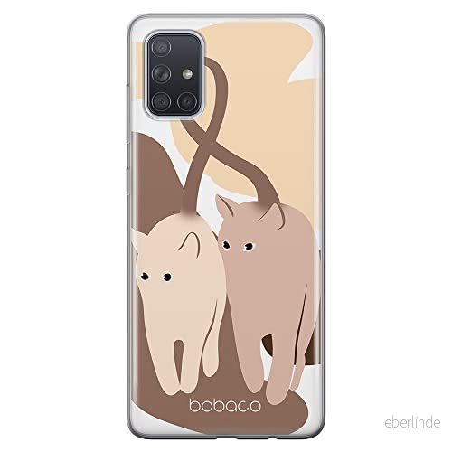 ERT GROUP mobiltelefonfodral för Samsung A71 5G originalt och officiellt licensierat Babaco mönster Cats 002 optimalt anpassad till formen på mobiltelefonen, fodral tillverkad av TPU plast 5905131084323