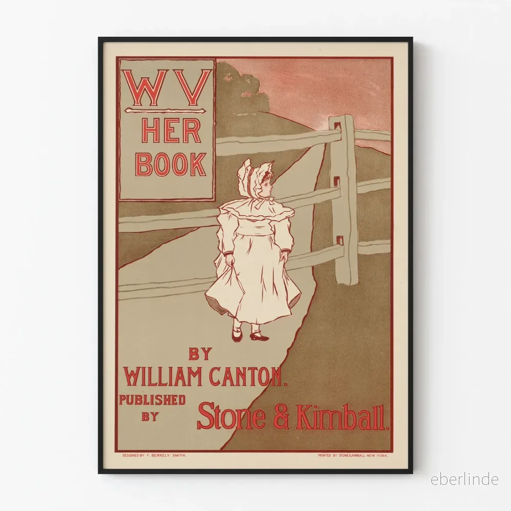 Vintageposter Her Book av William Canton Vintageposter Her Book av William Canton