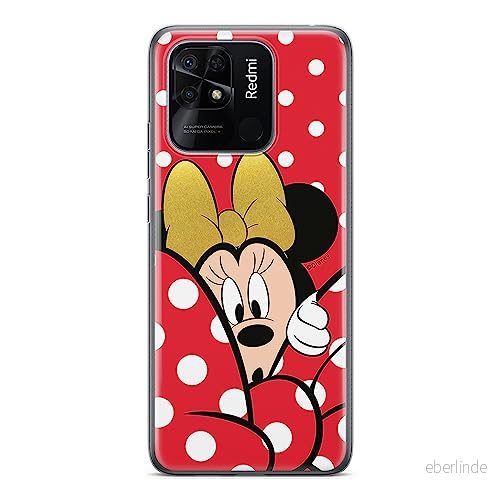ERT GROUP mobiltelefonfodral för Xiaomi REDMI 10C originalt och officiellt licensierat Disney mönster Minnie 015 optimalt anpassad till formen på mobiltelefonen, fodral tillverkad av TPU plast 5905511540944