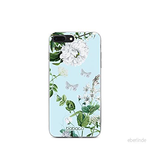 ERT GROUP mobiltelefonfodral för Iphone 7 PLUS/ 8 PLUS originalt och officiellt licensierat Babaco mönster Flowers 030 optimalt anpassad till formen på mobiltelefonen, fodral tillverkad av TPU plast 5905131275202
