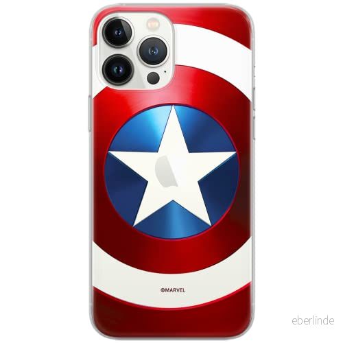 ERT GROUP mobiltelefonfodral för Samsung S10 originalt och officiellt licensierat Marvel mönster Captain America 025 Vit optimalt anpassad till formen på mobiltelefonen, gedeeltelijk transparant 5902980240825