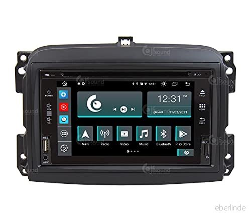 Costum Fit Bilradio för 500L Old DVD Android GPS Bluetooth WiFi USB Full HD Touchscreen Display 6.2" Easyconnect Processor 8core Röstkontroller 8059307171960