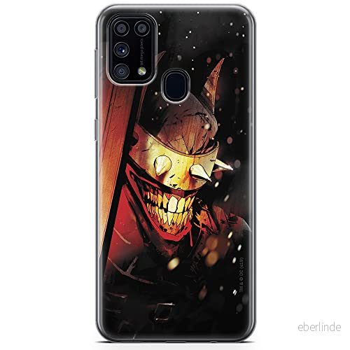 ERT GROUP mobiltelefonfodral för Samsung M31 originalt och officiellt licensierat DC mönster Batman Who Laughs 005 optimalt anpassad till formen på mobiltelefonen, fodral tillverkad av TPU plast 5904805478253