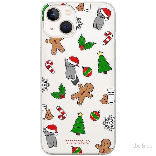 ERT GROUP mobiltelefonfodral för Apple Iphone 13 originalt och officiellt licensierat Babaco mönster Winter 006 optimalt anpassad till formen på mobiltelefonen, gedeeltelijk transparant 5903932835564