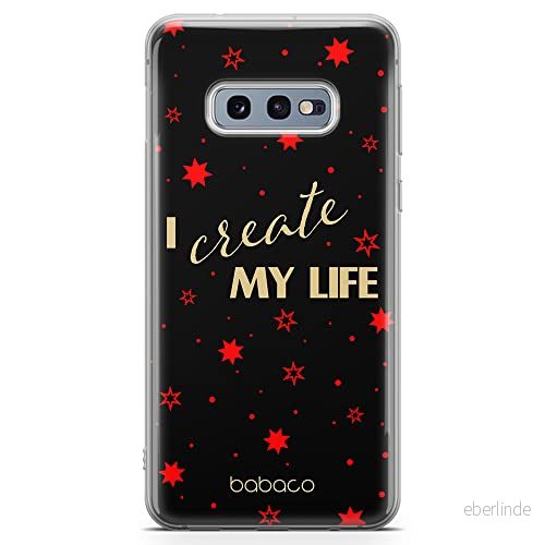 ERT GROUP mobiltelefonfodral för Samsung S10e originalt och officiellt licensierat Babaco mönster Positive vibes 006 optimalt anpassad till formen på mobiltelefonen, fodral tillverkad av TPU plast 5903932966411