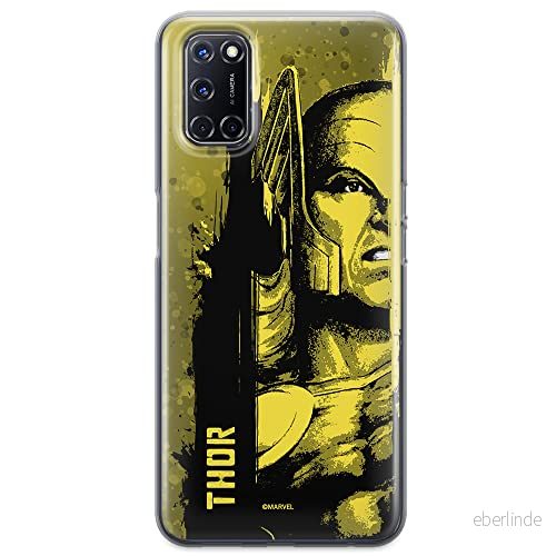 ERT GROUP mobiltelefonfodral för Oppo A92/ A72/ A52 originalt och officiellt licensierat Marvel mönster Thor 001 optimalt anpassad till formen på mobiltelefonen, fodral tillverkad av TPU plast 5903040210024