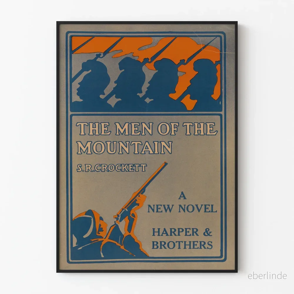 Vintageposter The Men of the Mountain - Retro Väggdekoration