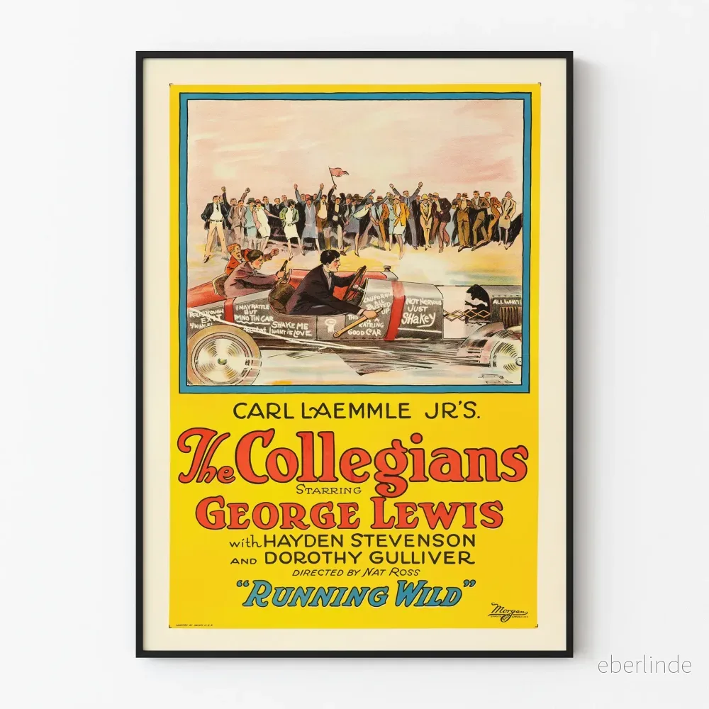 Vintageposter The Collegians kursbil