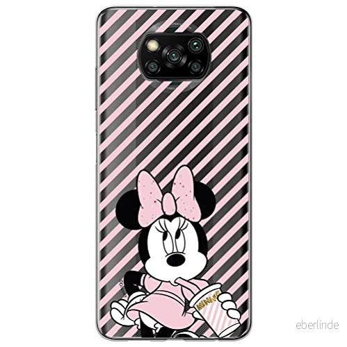 ERT GROUP mobiltelefonfodral för Xiaomi POCOPHONE X3 originalt och officiellt licensierat Disney mönster Minnie 017 optimalt anpassad till formen på mobiltelefonen, gedeeltelijk transparant 5903537122137