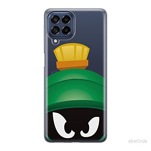 ERT GROUP mobiltelefonfodral för Samsung M53 5G originalt och officiellt licensierat Looney Tunes mönster Marwin 001 optimalt anpassad till formen på mobiltelefonen, gedeeltelijk transparant 5905511395360