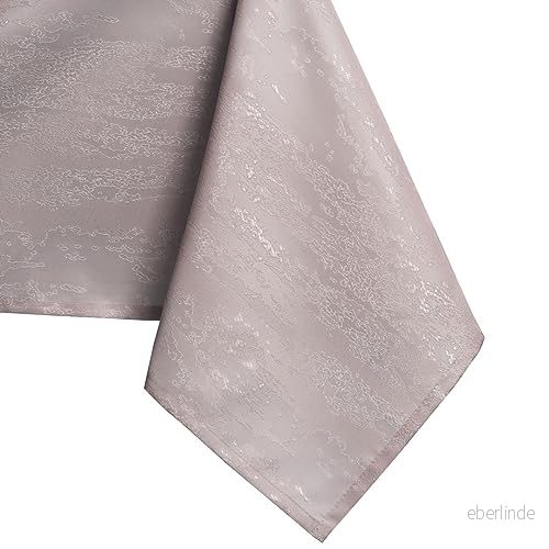 AmeliaHome bordsduk rund 120 x cm bordsduk, fläckskydd, lotuseffekt tvättbar, vattenavvisande, ornament Vesta puderrosa 4251525443612