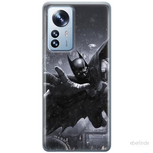 ERT GROUP mobiltelefonfodral för Xiaomi 12 / 12X originalt och officiellt licensierat DC mönster Batman 018 optimalt anpassad till formen på mobiltelefonen, fodral tillverkad av TPU plast 5905511476946