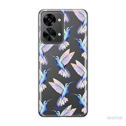 ERT GROUP mobiltelefonfodral för Oneplus NORD 2T 5G originalt och officiellt licensierat Babaco mönster Hummingbird 002 optimalt anpassad till formen på mobiltelefonen, gedeeltelijk transparant 5905511267285