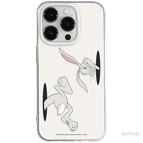 ERT GROUP mobiltelefonfodral för Iphone 14 PRO MAX originalt och officiellt licensierat Looney Tunes mönster Bugs 016 optimalt anpassad till formen på mobiltelefonen, fodral tillverkad av TPU plast 5905795079918