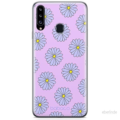 ERT GROUP mobiltelefonfodral för Samsung A20S originalt och officiellt licensierat Babaco mönster Flowers 021 optimalt anpassad till formen på mobiltelefonen, fodral tillverkad av TPU plast 5903932648942