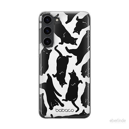 ERT GROUP mobiltelefonfodral för Samsung S23 PLUS originalt och officiellt licensierat Babaco mönster Cats 005 optimalt anpassad till formen på mobiltelefonen, fodral tillverkad av TPU plast 5905511455484